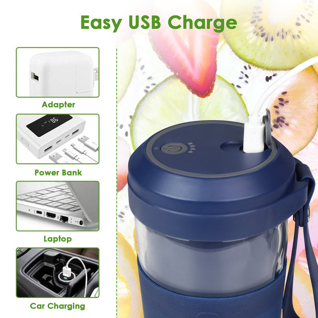 USB Rechargeable Portable Blender Juicer